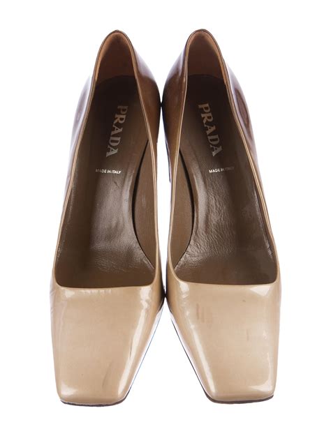 prada square toe pumps|prada ankle pumps.